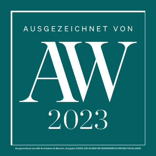 Beste Büroeinrichter Deutschlands 2023- AW Architektur und Wohnen - seydlitz.works