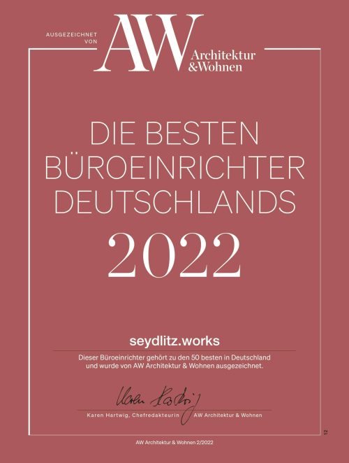 50 beste Büroeinrichter Deutschlands 2022