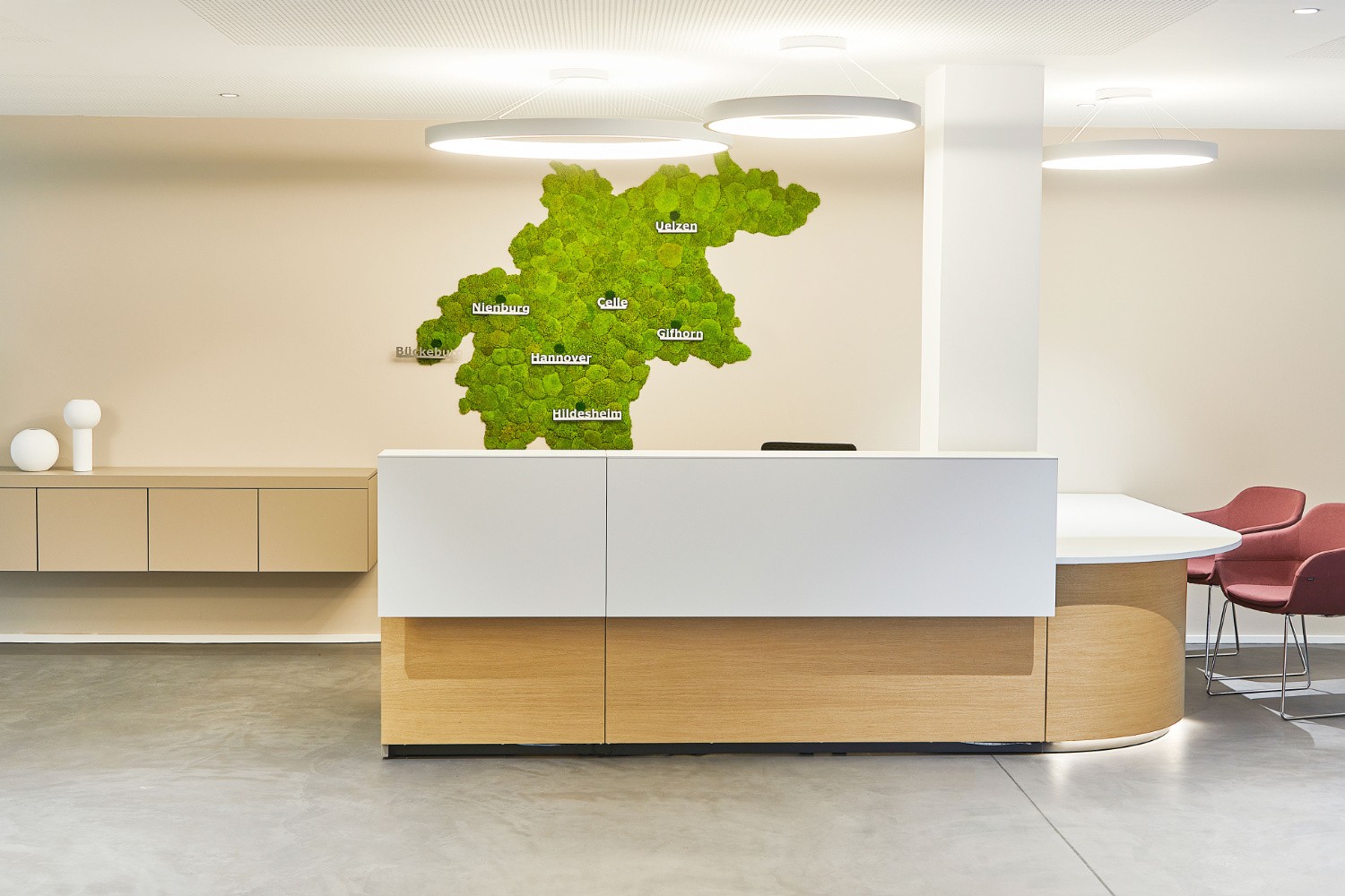 Empfang - PSD Bank Hannover - designed by seydlitz.works - case study